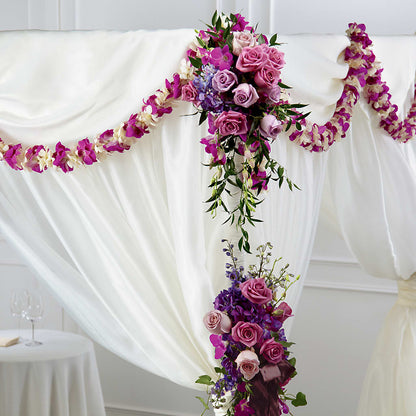 Color & Light Chuppah Decor –  The Surprise Bouquet, Lawrenceburg TN